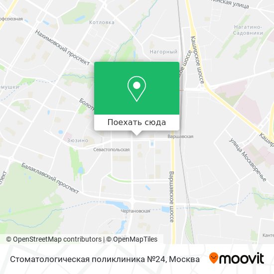 Карта Стоматологическая поликлиника №24
