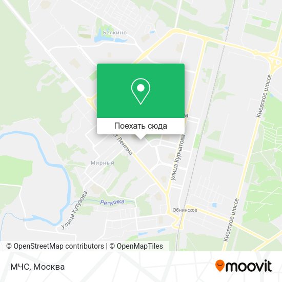 Карта МЧС
