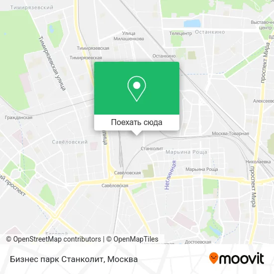Карта Бизнес парк Станколит