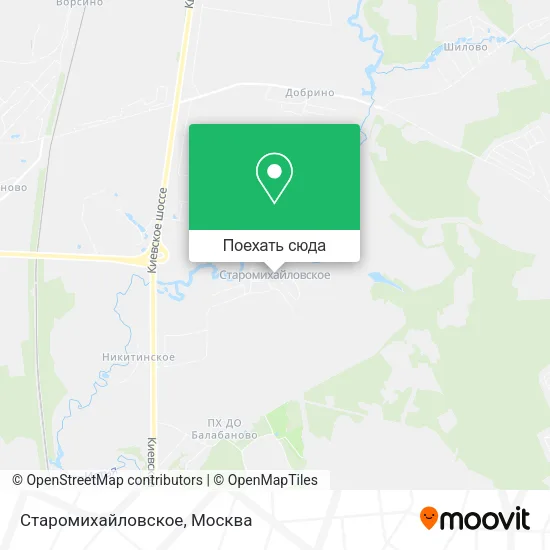 Карта Старомихайловское