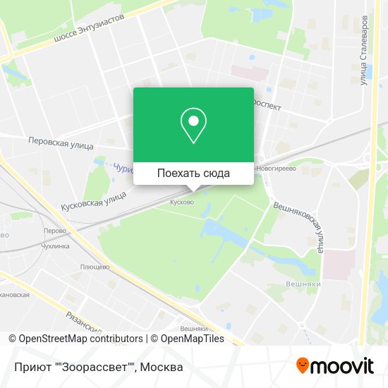 Карта Приют ""Зоорассвет""