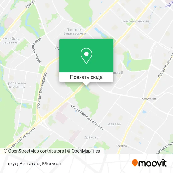 Карта пруд Запятая
