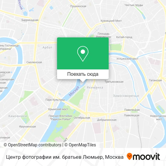 Карта Центр фотографии им. братьев Люмьер