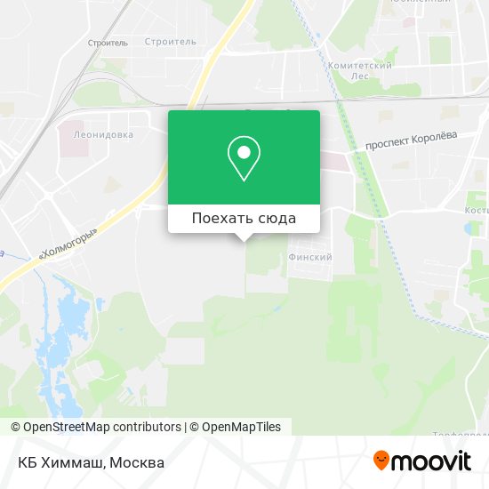 Карта КБ Химмаш
