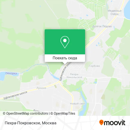 Карта Пехра-Покровское