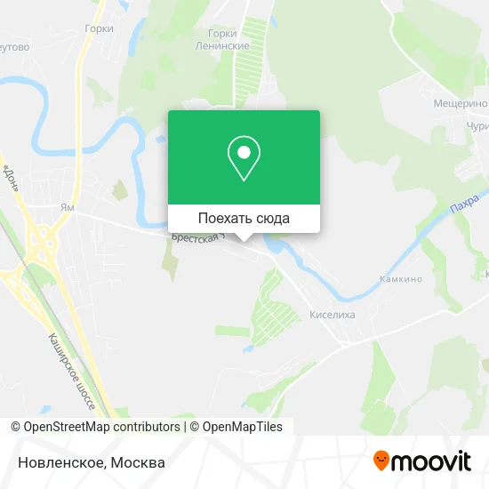 Карта Новленское
