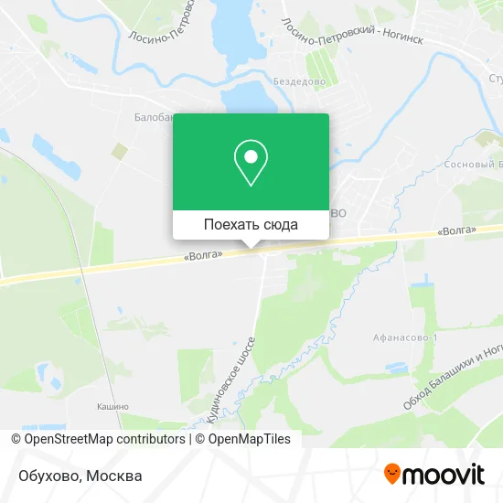 Карта Обухово