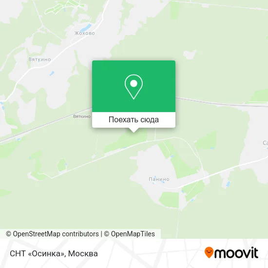 Карта СНТ «Осинка»