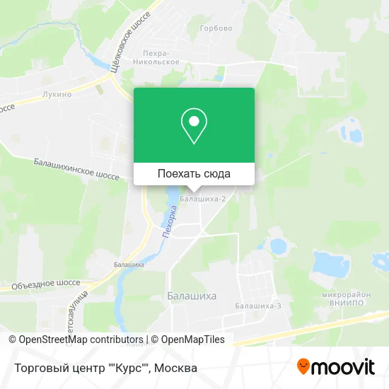 Карта Торговый центр ""Курс""