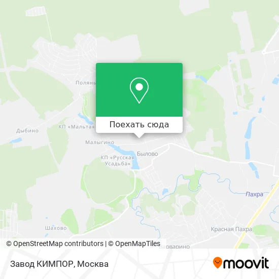 Карта Завод КИМПОР