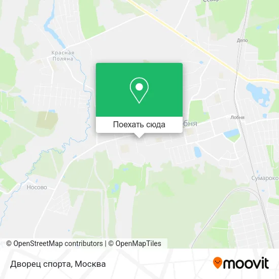 Карта Дворец спорта