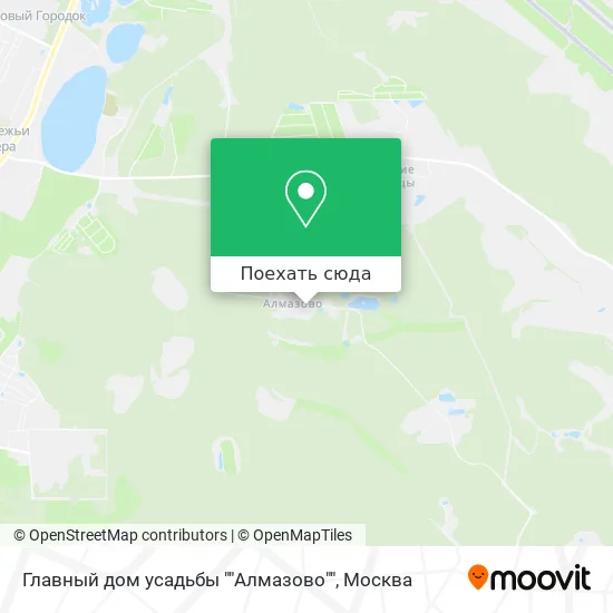Карта Главный дом усадьбы ""Алмазово""