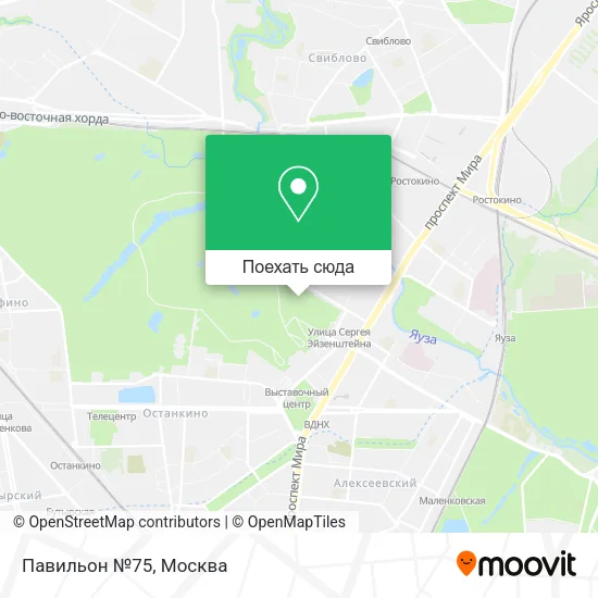Карта Павильон №75