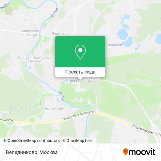 Карта Веледниково