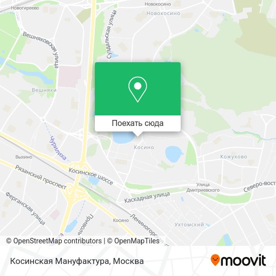 Карта Косинская Мануфактура