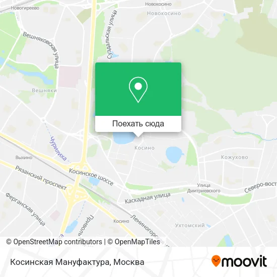 Карта Косинская Мануфактура