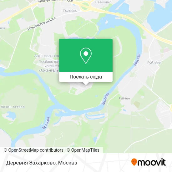 Карта Деревня Захарково