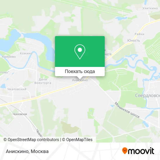 Карта Анискино