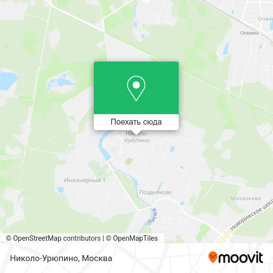 Карта Николо-Урюпино