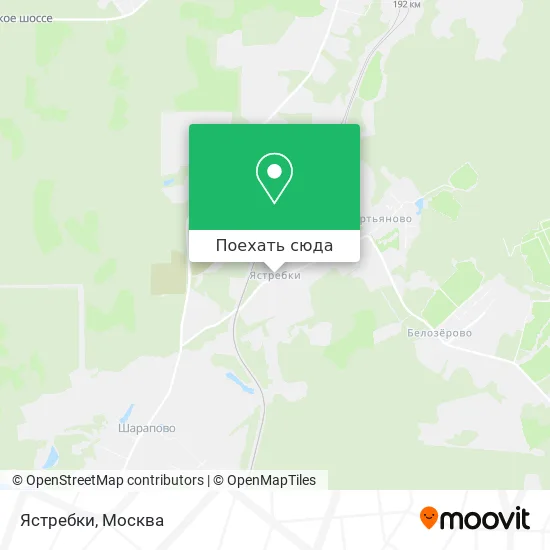 Карта Ястребки