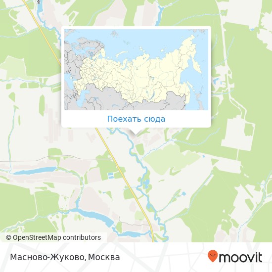 Карта Масново-Жуково