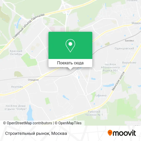 Карта Строительный рынок