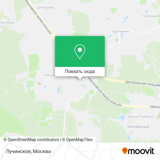 Карта Лучинское