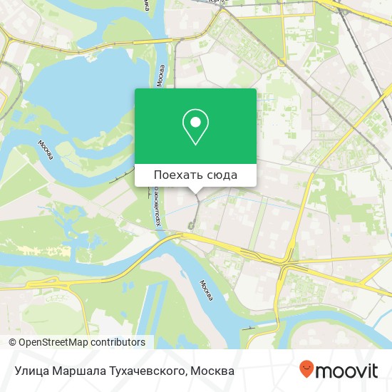 Карта Улица Маршала Тухачевского