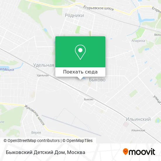 Карта Быковский Детский Дом