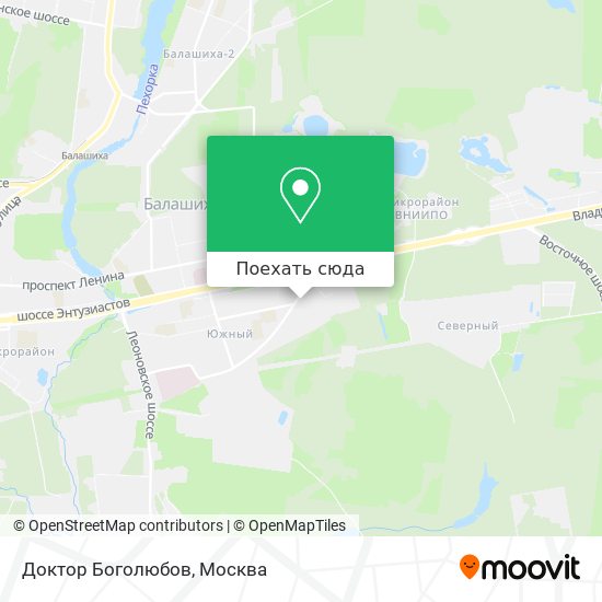 Карта Доктор Боголюбов
