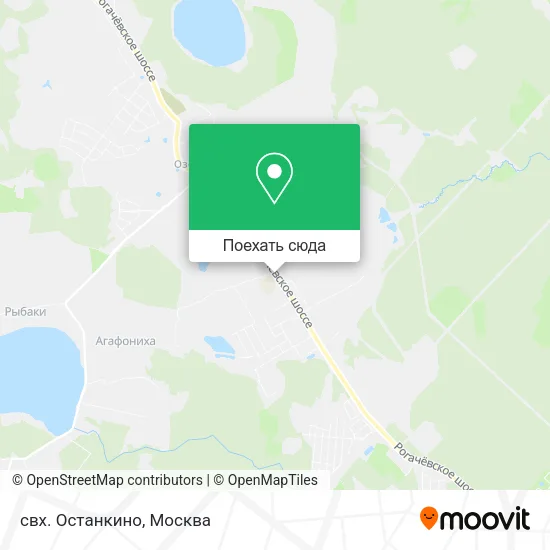 Карта свх. Останкино