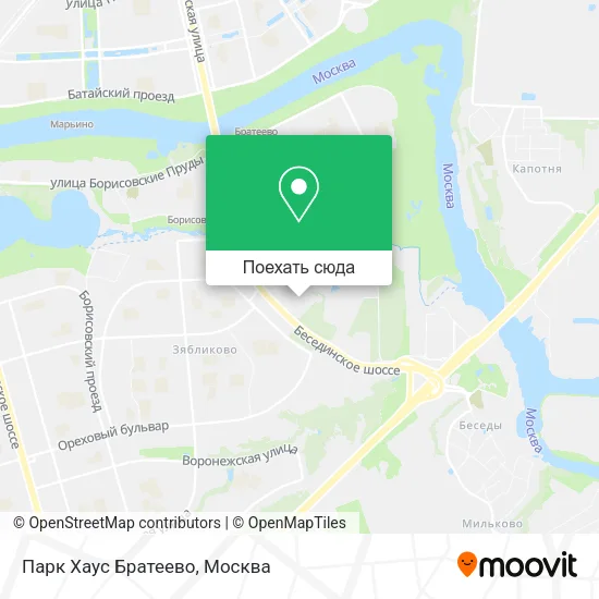 Карта Парк Хаус Братеево