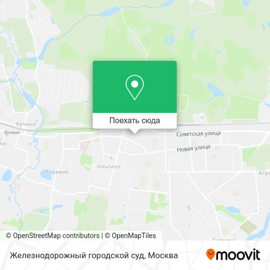Карта Железнодорожный городской суд