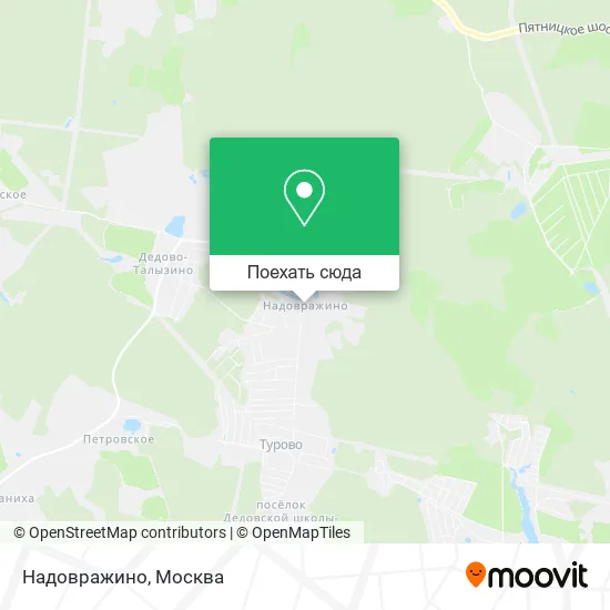 Карта Надовражино
