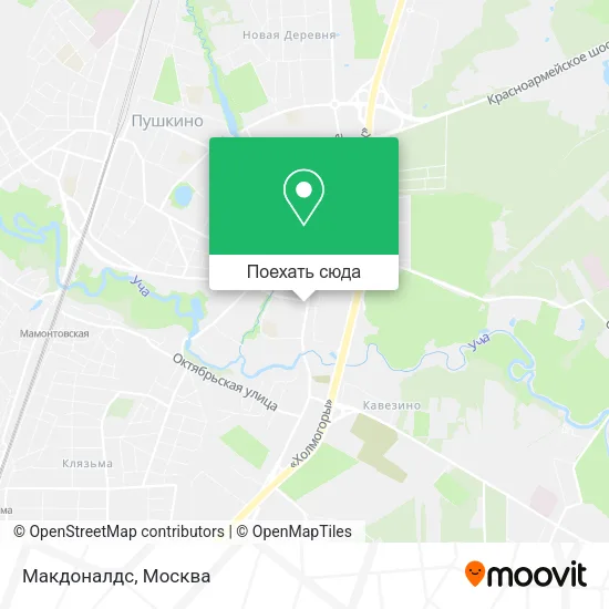 Карта Макдоналдс