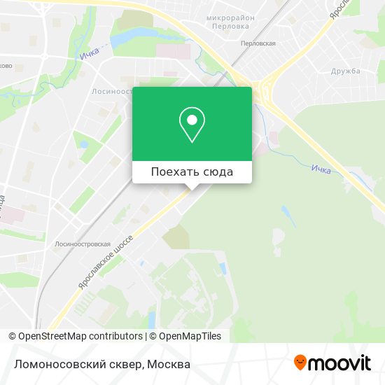 Карта Ломоносовский сквер