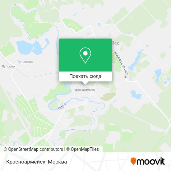 Карта Красноармейск