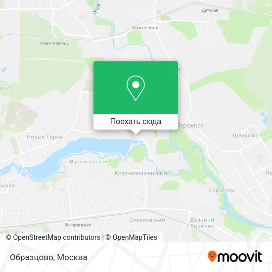 Карта Образцово