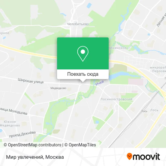 Карта Мир увлечений