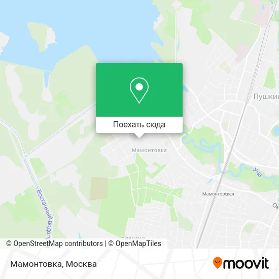 Карта Мамонтовка
