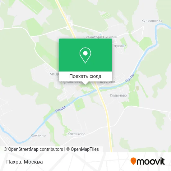 Карта Пахра