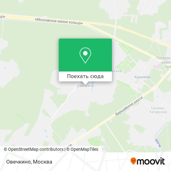 Карта Овечкино