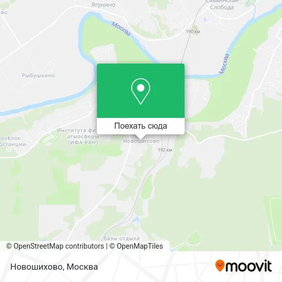 Карта Новошихово