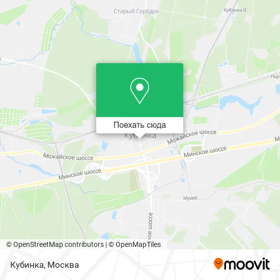 Карта Кубинка
