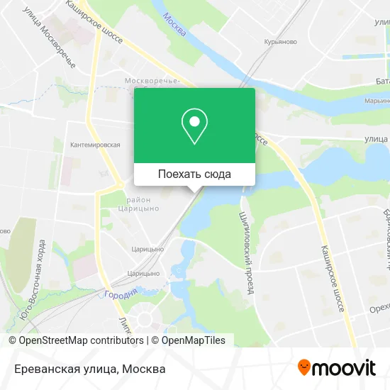 Карта Ереванская улица