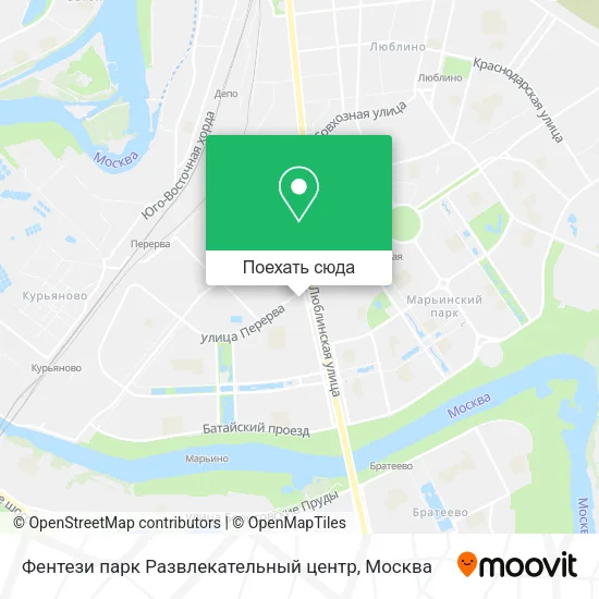 Карта Фентези парк Развлекательный центр