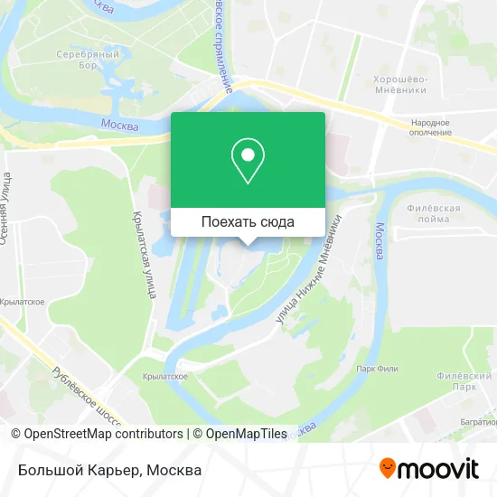 Карта Большой Карьер