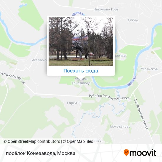 Карта посёлок Конезавода