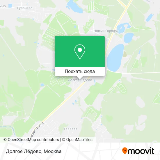 Карта Долгое Лёдово