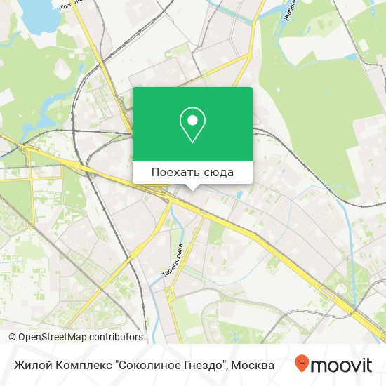 Карта Жилой Комплекс "Соколиное Гнездо"